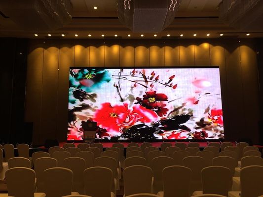 4mm SMD2121 Indoor Fixed LED Display Wall Mounted TV Screen For Concert