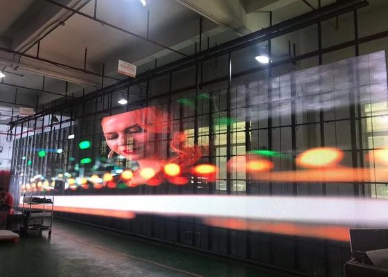 CCC de Transparante LEIDENE Gordijnvertoning ziet door Videocomité voor Winkelcomplex